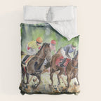 Horse Racing 2 Comforter Gallery Image 6
