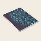 Blue Leaves Mandala Notebook Gallery Image 3