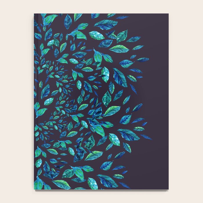 Blue Leaves Mandala Notebook Gallery Image 4