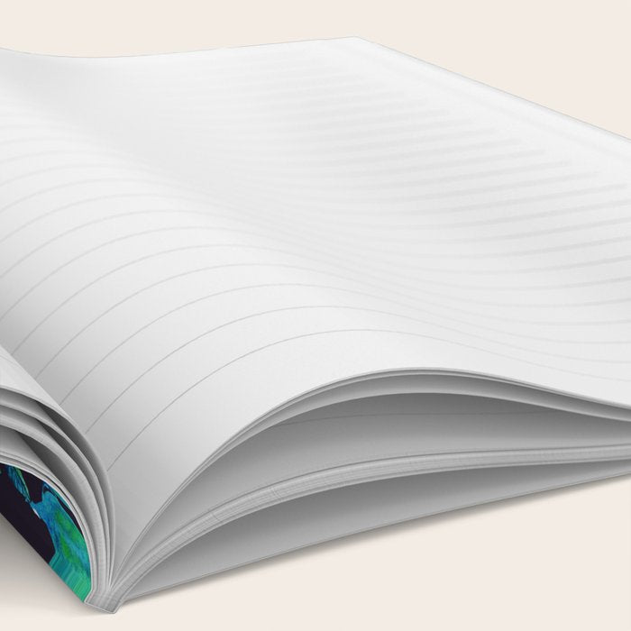 Blue Leaves Mandala Notebook Gallery Image 2