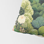 Maximalist Art Botanical Poster Flower Print Polkadot Pattern Floral Art Forest Wall Art Pastel Art Pillow Sham Gallery Image 4