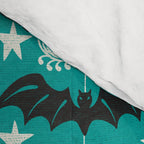 Night Creatures - Teal Comforter Gallery Image 4