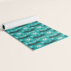 Night Creatures - Teal Yoga Mat Gallery Image 2