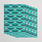 Night Creatures - Teal Wrapping Paper Gallery Image 3