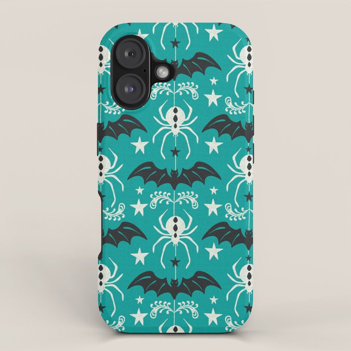 Night Creatures - Teal iPhone Case Gallery Image 1
