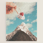 Sundae Summit II - Cherry Ice cream Mountain Peak Jigsaw Puzzle Gallery Image 1