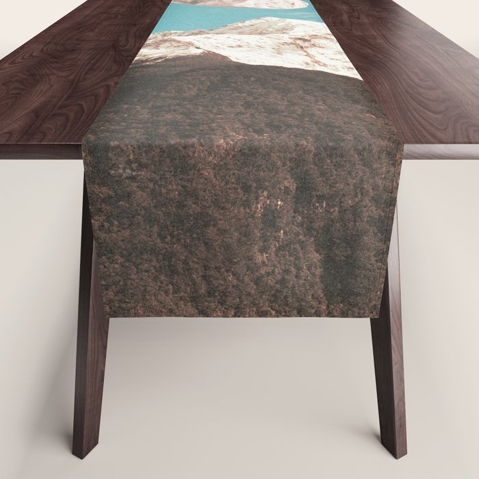 Sundae Summit II - Cherry Ice cream Mountain Peak Table Runner Gallery Image 1