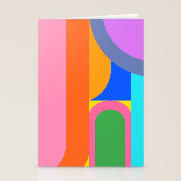 Shape and Color Study 59 Stationery Card Gallery Image 2