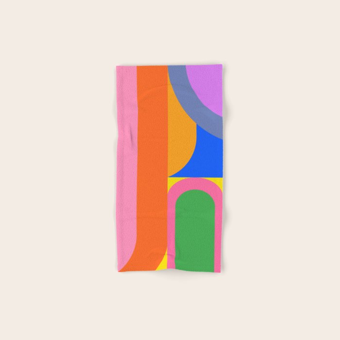 Shape and Color Study 59 Bath Towel Gallery Image 1