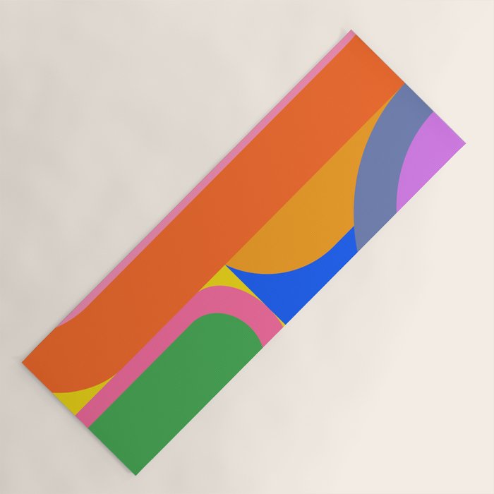 Shape and Color Study 59 Yoga Mat Gallery Image 1