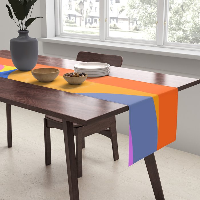 Shape and Color Study 59 Table Runner Gallery Image 2