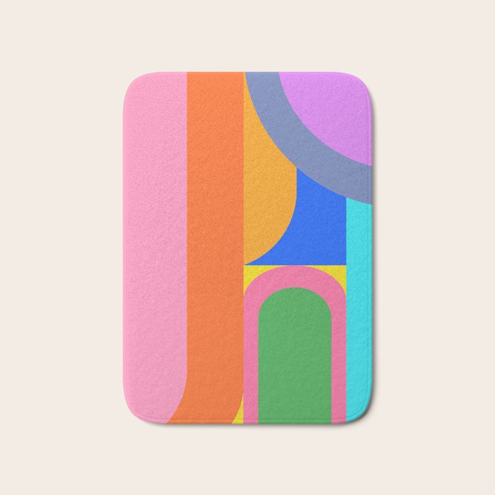 Shape and Color Study 59 Bath Mat Gallery Image 1