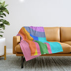 Shape and Color Study 59 Throw Blanket Gallery Image 1