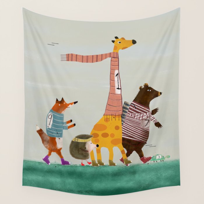 the fun run Wall Tapestry Gallery Image 4
