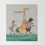 the fun run Throw Blanket Gallery Image 2