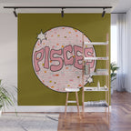 Pisces Disco Ball Wall Mural Gallery Image 1