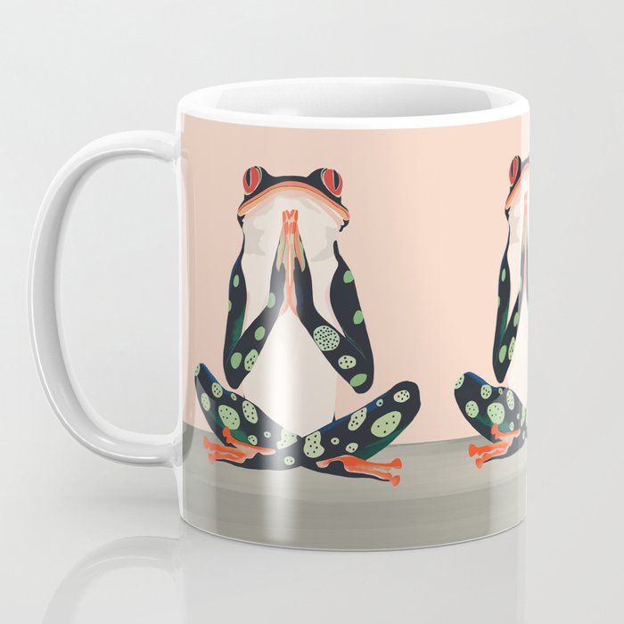 Yoga Frog Coffee Mug Gallery Image 3