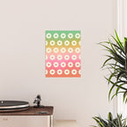 Ombre Rainbow Daisy Pattern Poster Gallery Image 2