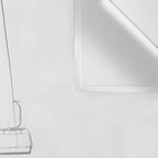 Chairlift Over Ski Slopes Wall Tapestry Gallery Image 3