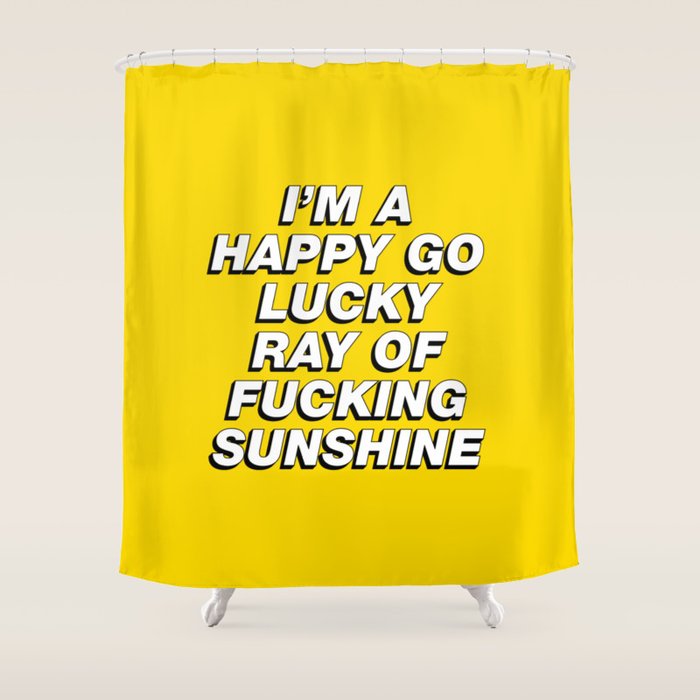 Ray of Sunshine Shower Curtain Gallery Image 1