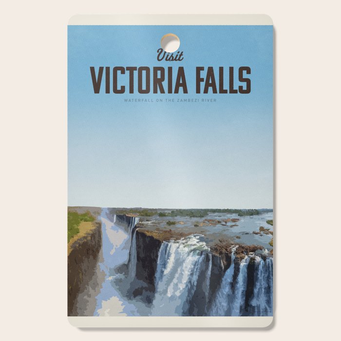 Visit Victoria Falls Cutting Board Gallery Image 1