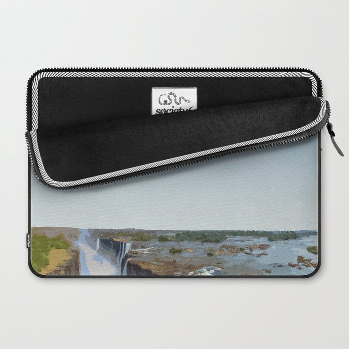 Visit Victoria Falls Laptop Sleeve Gallery Image 2