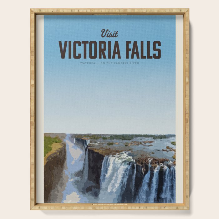 Visit Victoria Falls Serving Tray Gallery Image 1