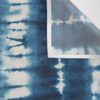 Shibori Indigo Abstract Pattern Japanese Wall Tapestry Gallery Image 3