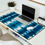 Shibori Indigo Abstract Pattern Japanese Desk Mat Gallery Image 2