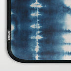 Shibori Indigo Abstract Pattern Japanese Laptop Sleeve Gallery Image 3