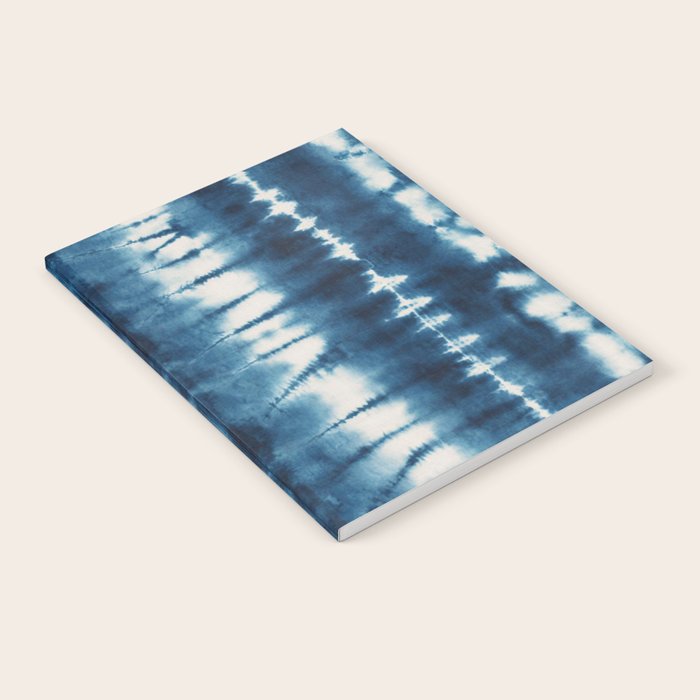 Shibori Indigo Abstract Pattern Japanese Notebook Gallery Image 2