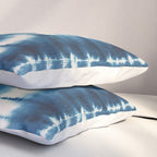 Shibori Indigo Abstract Pattern Japanese Pillow Sham Gallery Image 3