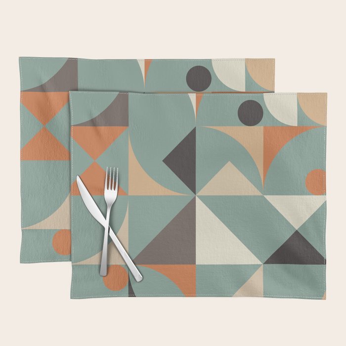 Mid Century 07C Placemat Gallery Image 1