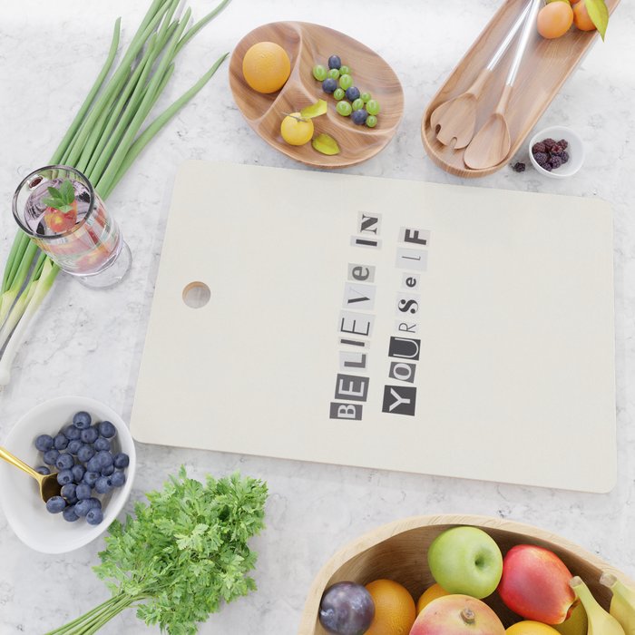 Believe in yourself / Daily Reminder #6 Cutting Board Gallery Image 2