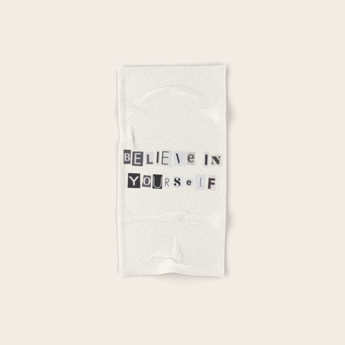 Believe in yourself / Daily Reminder #6 Bath Towel Gallery Image 1