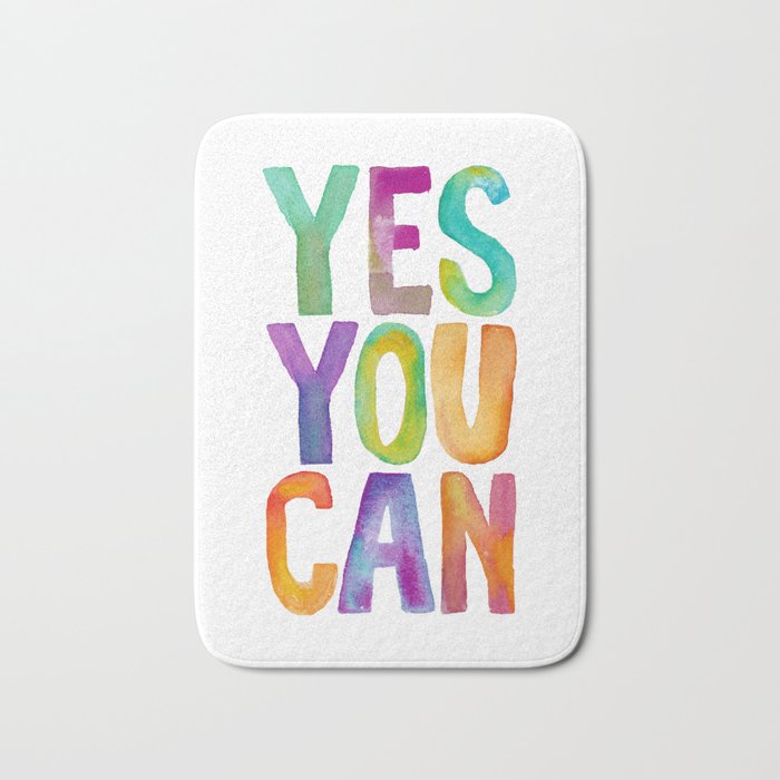 Yes You Can Bath Mat Gallery Image 1