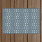 Dragonfly Pattern I Blue Outdoor Rug Gallery Image 1