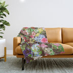 Floral Explosion Throw Blanket Gallery Image 1