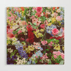 Floral Explosion Wood Wall Art Gallery Image 1