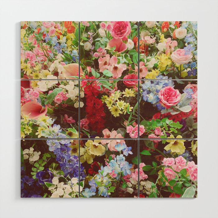Floral Explosion Wood Wall Art Gallery Image 1