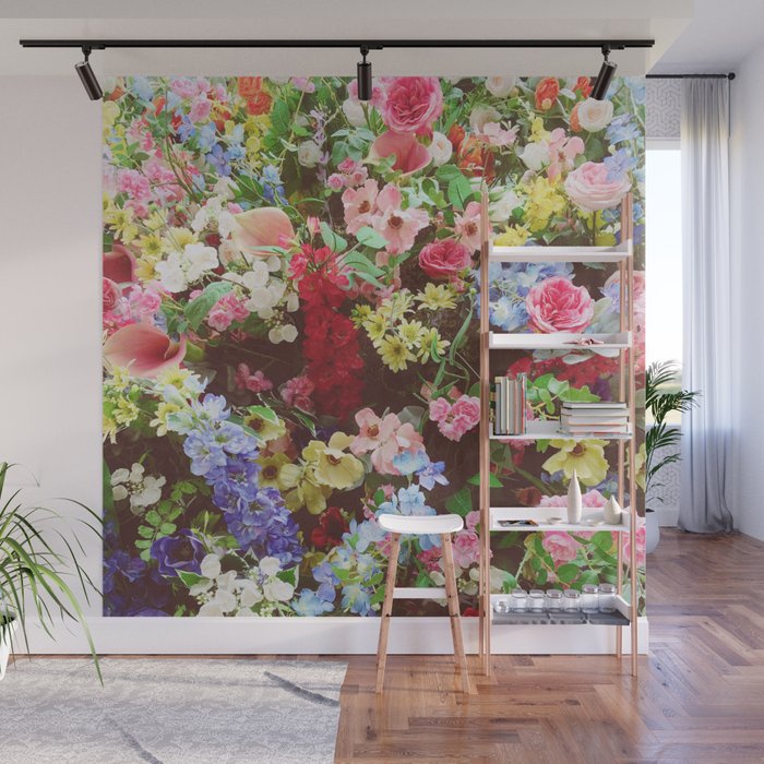 Floral Explosion Wall Mural Gallery Image 1