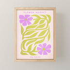 Lilac & Lime: Les Fleurs | Flower Market Color Series 02 Mini Art Print Gallery Image 1