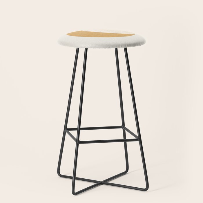 Moon Crescent - Gold Stool Gallery Image 1