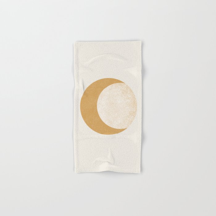 Moon Crescent - Gold Bath Towel Gallery Image 1