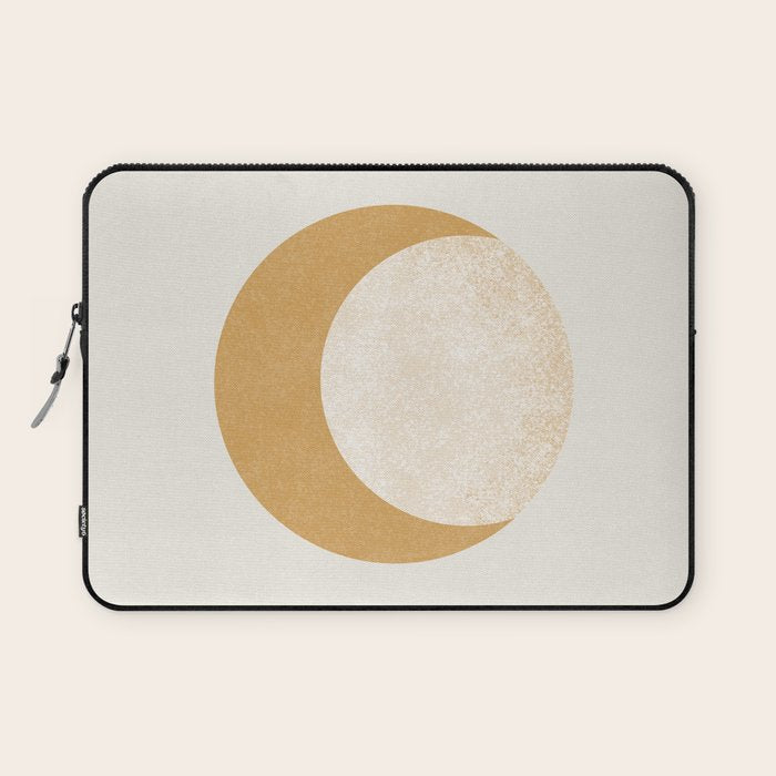 Moon Crescent - Gold Laptop Sleeve Gallery Image 1