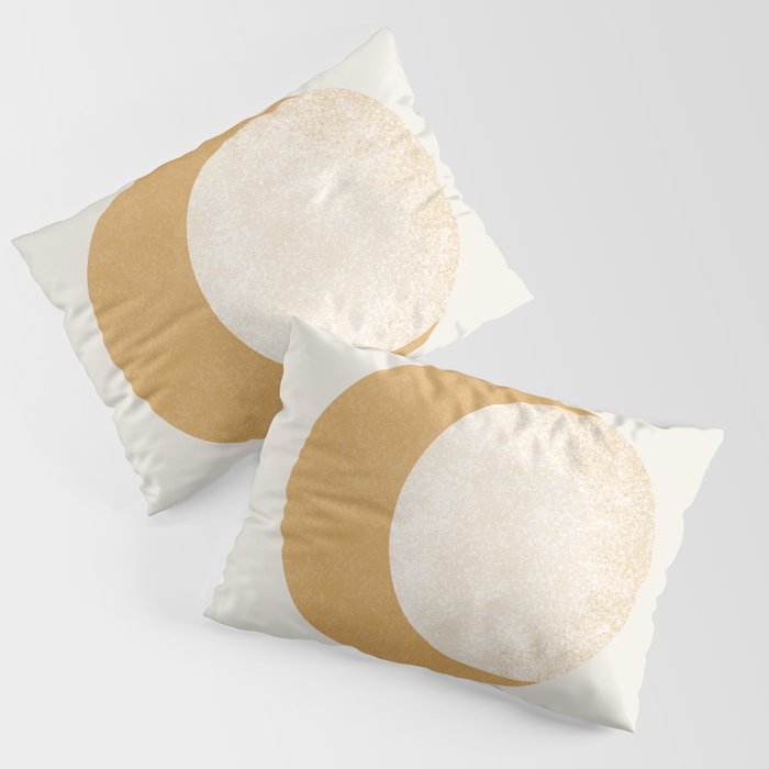 Moon Crescent - Gold Pillow Sham Gallery Image 3