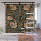 William Morris Pimpernel,No.2, William Morris floral design  Wall Mural Gallery Image 1