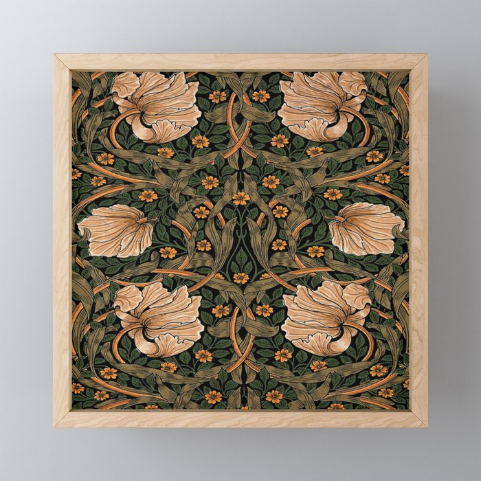 William Morris Pimpernel,No.2, William Morris floral design  Mini Art Print Gallery Image 1