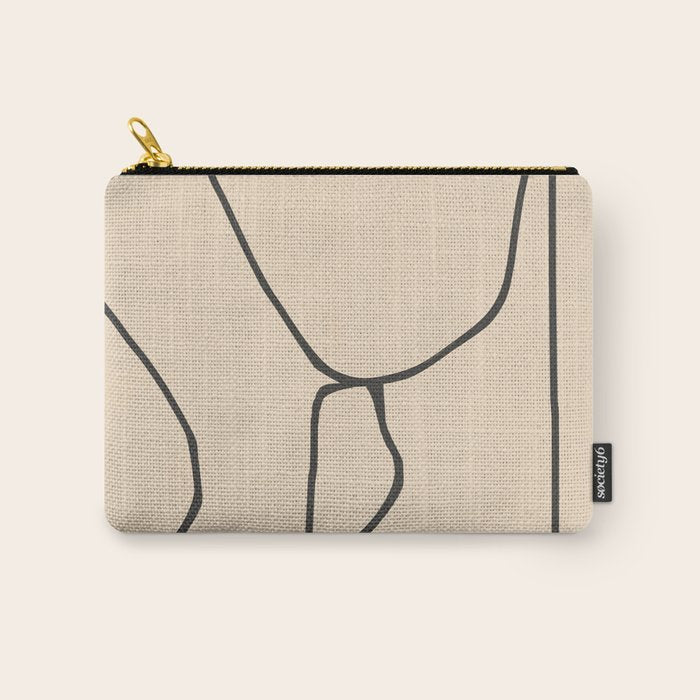 Abstract line art 23 Carry All Pouch Gallery Image 1