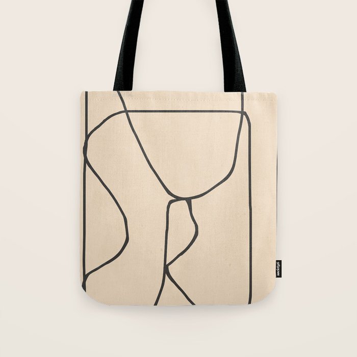 Abstract line art 23 Tote Bag Gallery Image 1